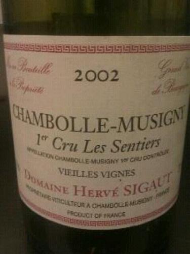 Les Sentiers Chambolle-Musigny 1er Cru