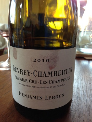 Benjamin Leroux Les Champeaux Gevrey-Chambertin Premier Cru