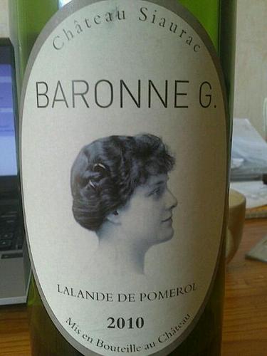 Lalande De Pomerol Baronne G