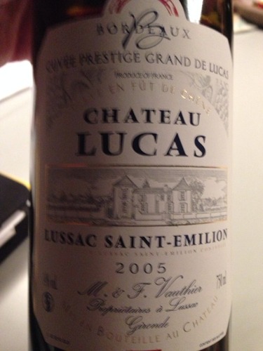 Lussac Saint-Émilion Cuvée Prestige Grand De Lucas