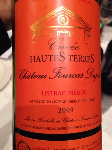 富丽庄园特尔斯干红Chateau Fourcas Dupre Cuvee Hautes Terres