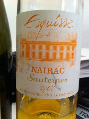 奈哈克前奏贵腐甜白Chateau Nairac Esquisse De Nairac Sauternes