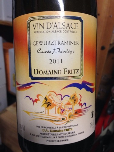 Vin D Alsace Gewürztraminer Cuvee Privilege