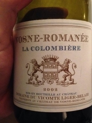 里贝公爵科隆比耶干红Domaine du Comte Liger-Belair Vosne-Romanee La Colombiere