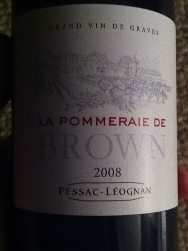 琥珀酒庄副牌干红La Pommeraie de Brown