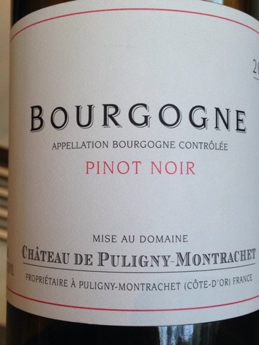 Chateau de Puligny-Montrachet Bourgogne Pinot Noir