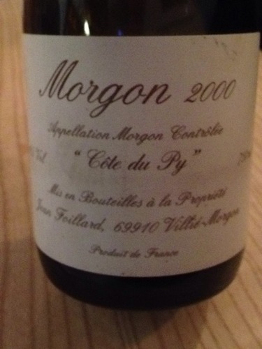 Domaine Jean Foillard Morgon Cote du Py