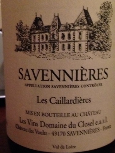 Savennières Les Caillardieres