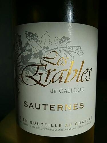 宝石庄园副牌干白Les Erables de Caillou Blanc