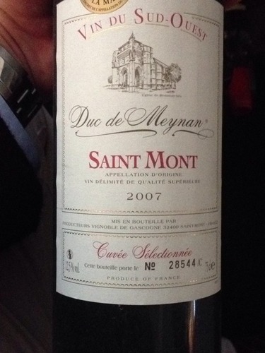 Duc de Meynan Côtes de Saint-Mont