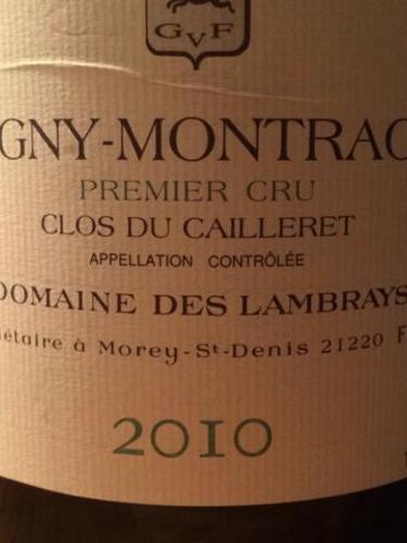 Clos Du Cailleret Puligny-Montrachet Premier Cru