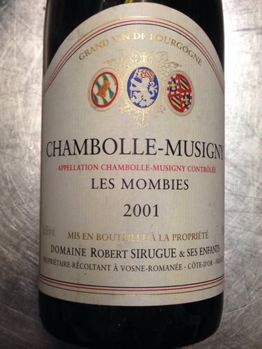 西鲁格酒庄香波慕西尼莫比红葡萄酒Robert Sirugue Les Mombies Chambolle-Musigny