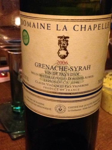 Vin De Pays Grenache-Syrah