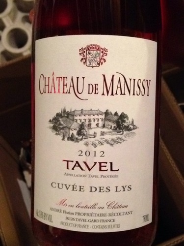 Chateau de Manissy Tavel Cuvee des Lys Rose