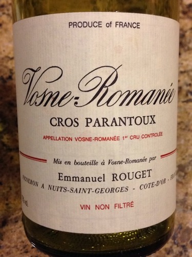 Vosne-Romanée 1er Cru Cros Parantoux