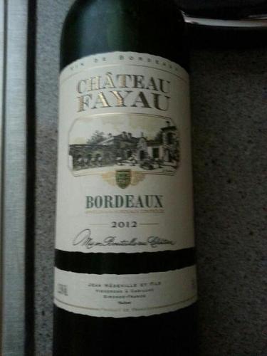 法金酒庄波尔多干红Chateau Fayau Bordeaux Rouge