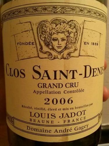 路易亚都圣-丹尼园干红Louis Jadot Close Saint-Denis