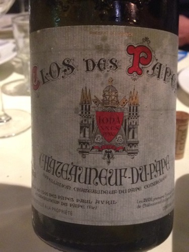 Clos Des Papes Chateauneuf-Du-Pape Blanc