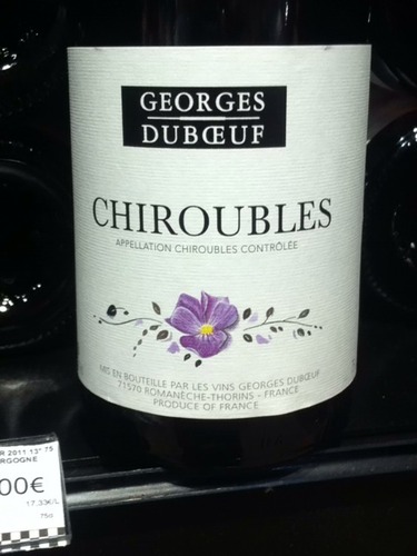 乔治杜柏夫希露薄干红 Georges Duboeuf Chiroubles 