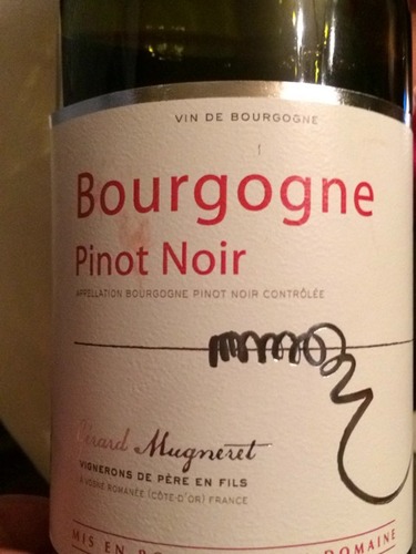 吉哈慕爱黑皮诺干红葡萄酒Gerard Mugneret Bourgogne Pinot Noir