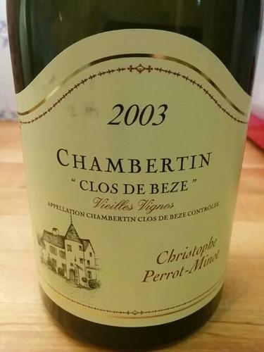 Domaine Perrot-Minot Chambertin Clos-de-Beze Grand Cru VV