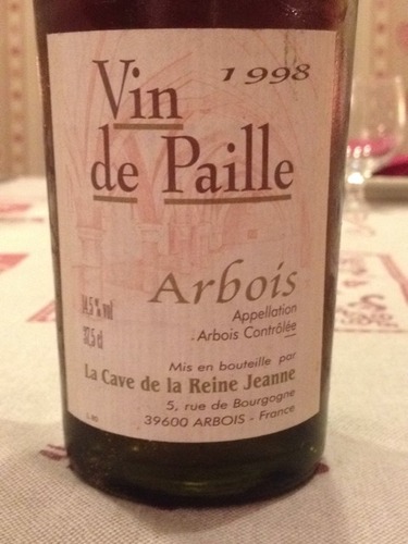 Vin de Paille Stéphane Arbois