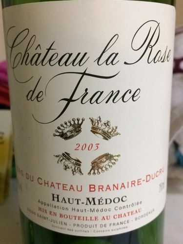 班尼杜克酒庄桃红Chateau La Rose de France Branaire-Ducru