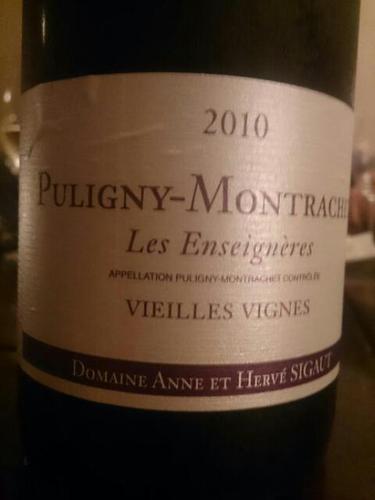 Puligny Montrachet Vieilles Vignes Les Enseignères