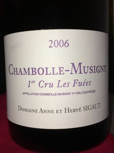 Domaine Anne et Herve Sigaut Chambolle-Musigny 1er Cru Les Fuees