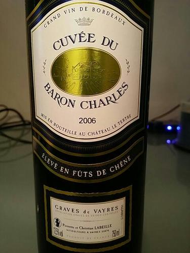 Chateau Le Tertre Cuvee du Baron Charles