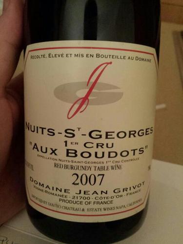 Domaine Jean Grivot Aux Boudots Nuits-Saint-Georges Premier Cru