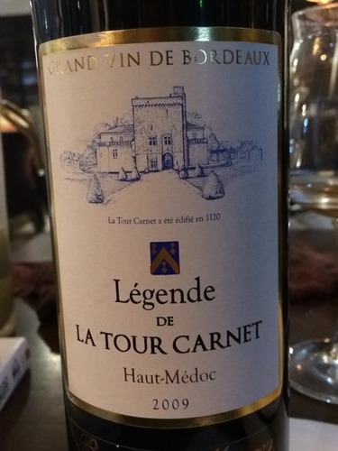 Légende de La Tour Carnet Haut-Médoc