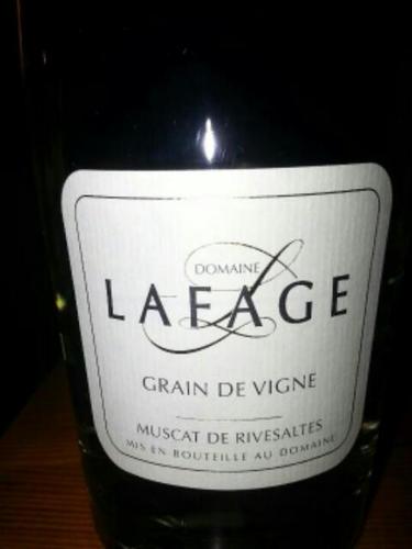 Grain De Vignes Muscat De Rivesaltes