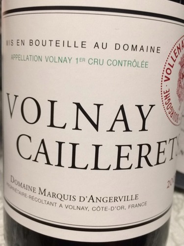 Domaine Marquis d'Angerville Caillerets