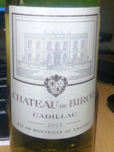 碧萝酒庄甜白Chateau de Birot Cadillac