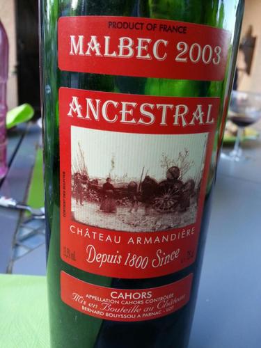 Cahors Ancestral Malbec