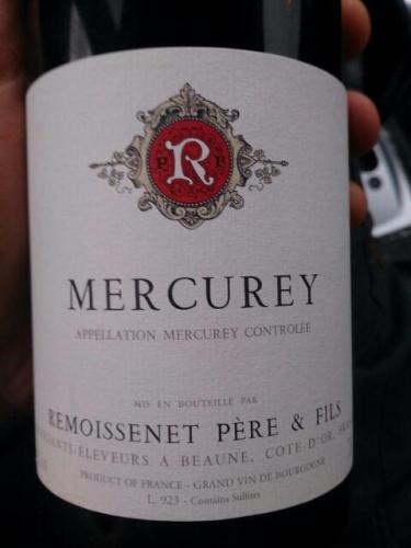 雷穆父子酒庄梅克雷干红Remoissenet Pere & Fils Mercurey