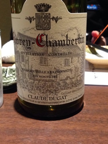 杜加特酒庄哲维瑞香贝丹产区干红Domaine Claude Dugat Gevrey-Chambertin