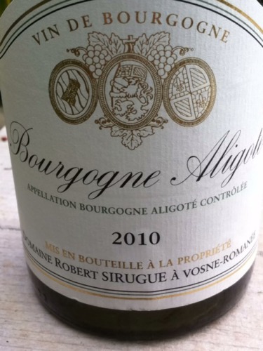 西鲁格酒庄阿里高特勃艮第白葡萄酒Domaine Robert Sirugue Bourgogne Aligote