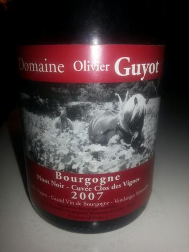 Bourgogne Cuvée Clos Des Vignes Pinot Noir