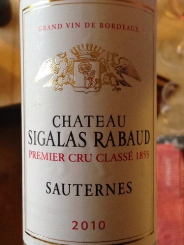 斯格拉哈宝酒庄贵腐甜白Chateau Sigalas-Rabaud