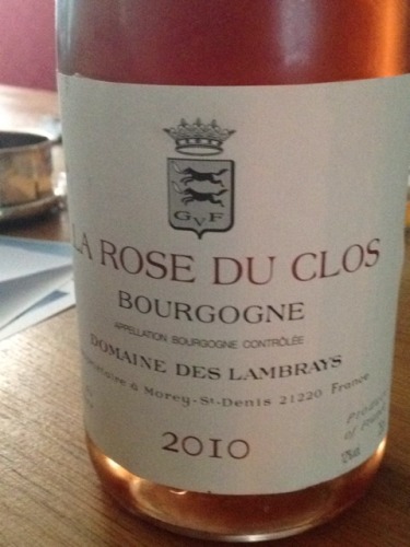 Bourgogne La Rosé Du Clos Rosé