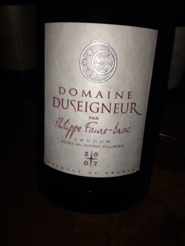 Domaine Duseigneur Cotes du Rhone Villages Laudun par Philippe Faure-Brac