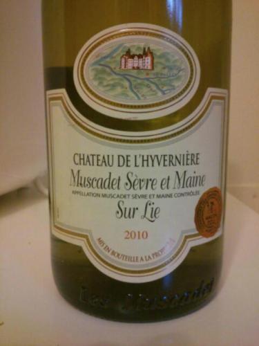 伊凡尼酒庄 AOC密思卡岱赛维曼尼干白Château de l’Hyverniere AOC Muscadet Sevre et Maine Sur Lie