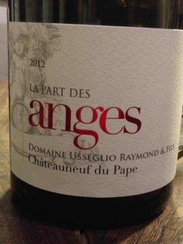 Domaine Raymond Usseglio & Fils Cuvee La Part des Anges Chateauneuf-du-Pape