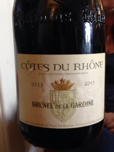 卡丁布奈隆河丘干红Brunel De La Gardine Cotes du Rhone