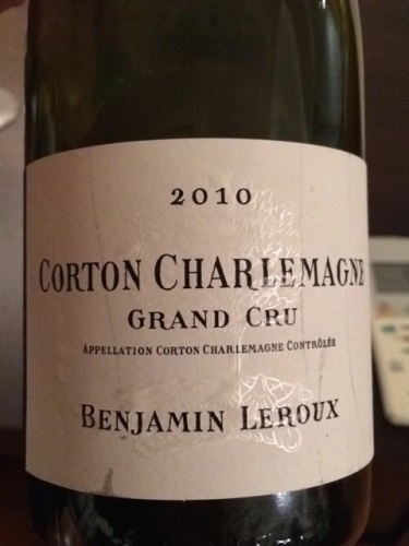 Benjamin Leroux Corton-Charlemagne Grand Cru