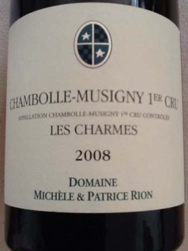 Domaine Patrice Rion Chambolle-Musigny 1er Cru Les Charmes