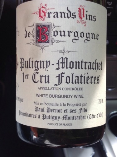 Domaine Paul Pernot Folatieres Puligny-Montrachet 1er Cru