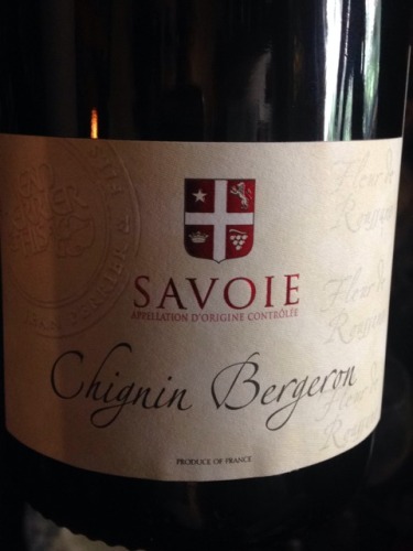 Savoie Chignin Bergeron Fleur de Roussanne